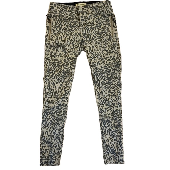 Democracy ab technology jeans animal print size 6 stretchy pants - Picture 2 of 7